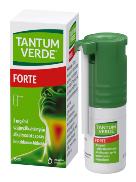 Tantum Verde FORTE 3mg/ml szájnyálkahártyán alkalmazott spray, 15ml