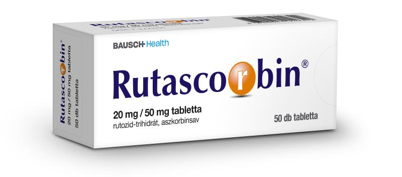 Rutascorbin 20 mg/50 mg tabletta, 50 db