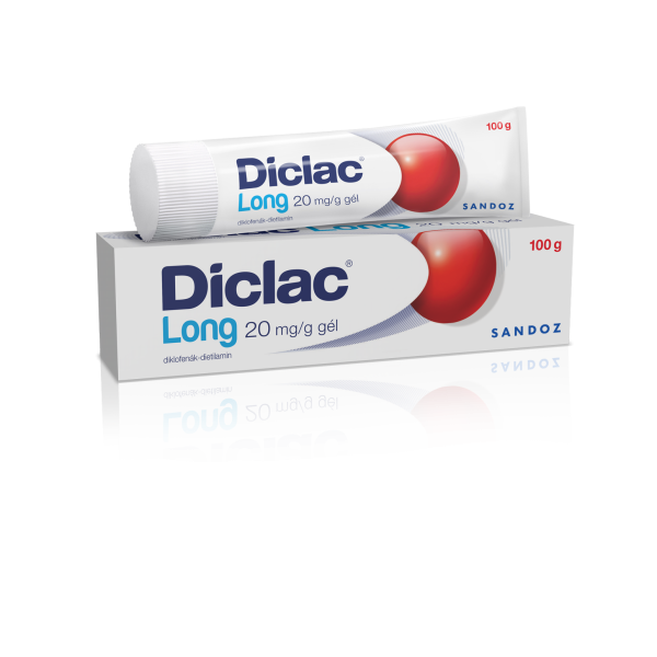 Diclac Long 20 mg/g gél 1x100 g