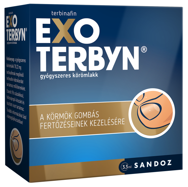 EXOTERBYN gyógyszeres körömlakk 