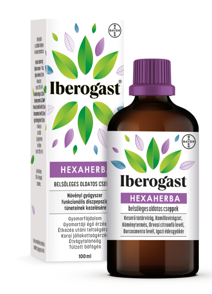 Iberogast Hexaherba oldatos cseppek belsőleges 100ml