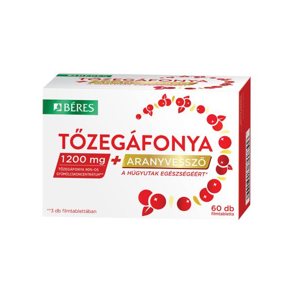 Béres Tőzegáfonya + Aranyvessző 60 db