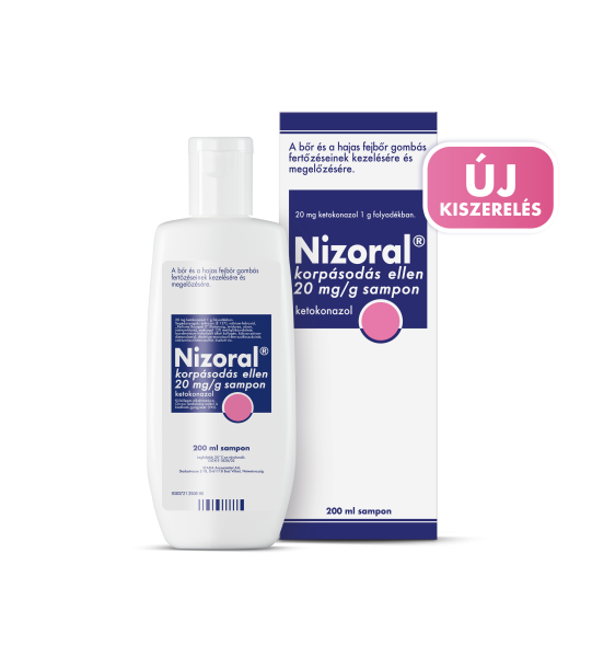 Nizoral® korpásodás ellen 20mg/g sampon