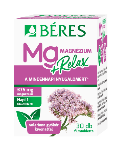 Béres Magnézium + Relax flmtabletta, 30 db