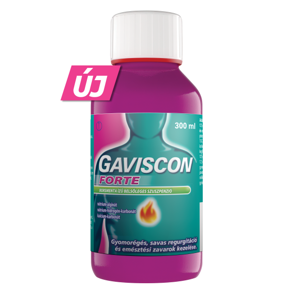 GAVISCON FORTE borsmenta ízű belsőleges szuszpenzió 300ml
