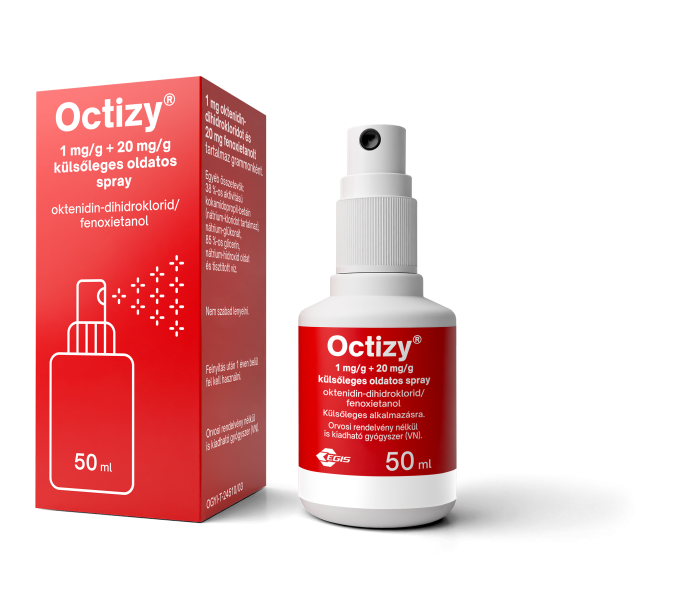 OCTIZY 1 mg/g + 20 mg/g külsőleges oldatos spray 50 ml