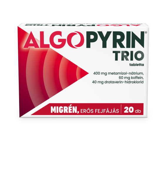 Algopyrin Trio tabletta 20x buborékcsomagolás
