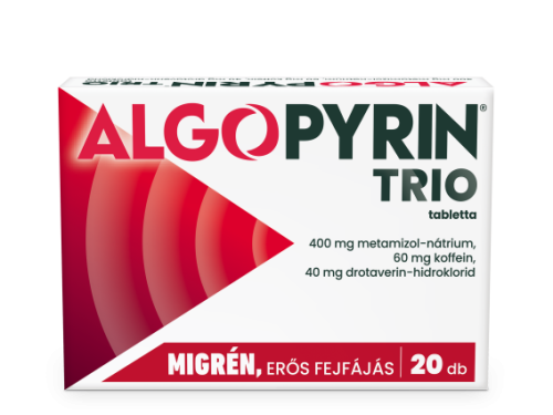 Algopyrin Trio tabletta 20x buborékcsomagolás