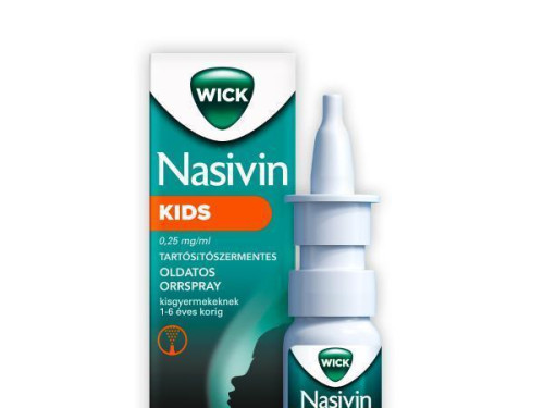 Nasivin Kids 0,25 mg/ml tartósítószermentes oldatos orrspray 10 ml