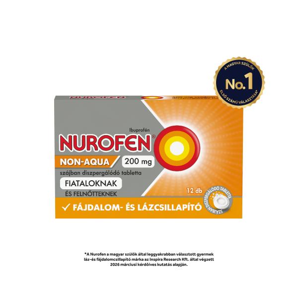 Nurofen Non-Aqua 200 mg szájban diszpergálódó tabletta 12db