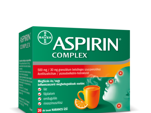 Aspirin Complex 500 mg/30 mg granulátum belsőleges szuszpenzióhoz, 20 db