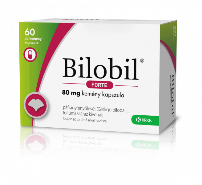 Bilobil forte 80 mg kemény kapszula, 60 db