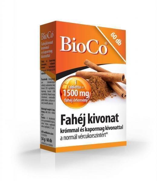BioCo Fahéj kivonat 60 db tabletta