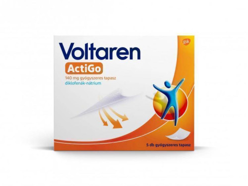 Voltaren ActiGo 140 mg gyógyszeres tapasz, 5x
