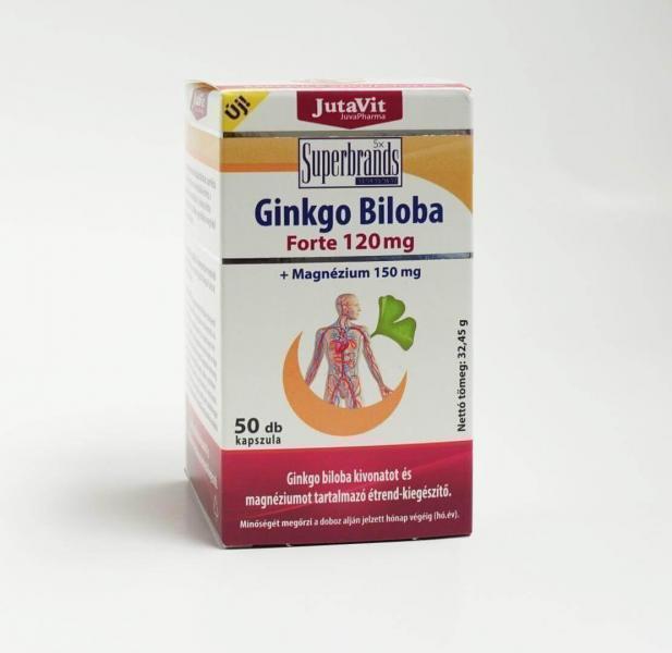 JutaVit Ginkgo Biloba 120 mg+Magnézium 150mg 50x
