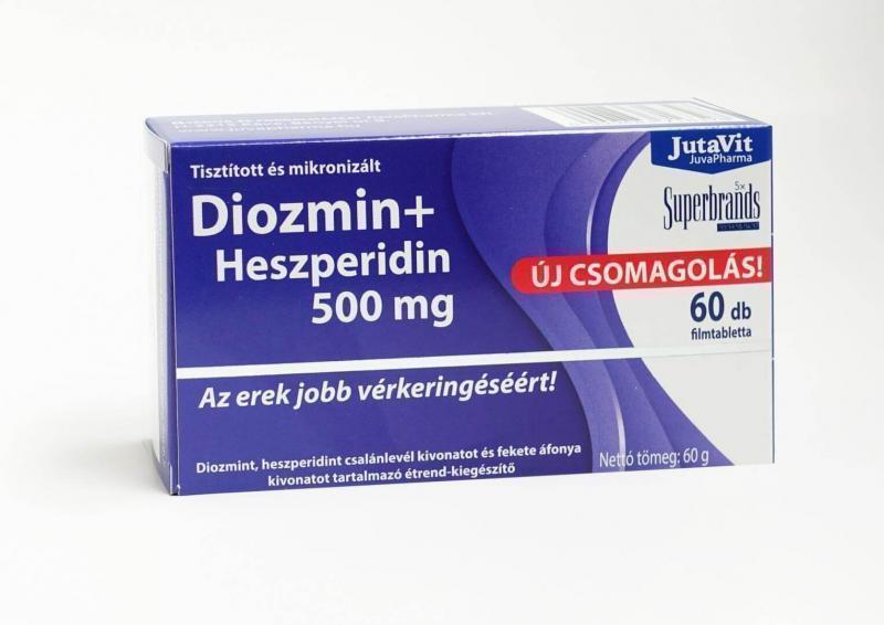 JutaVit Diozmin+Heszperidin 500mg tabletta 60db
