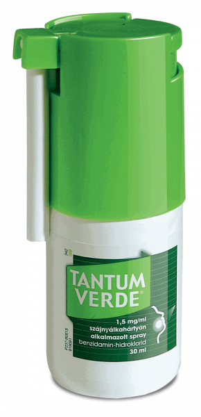 Tantum Verde 1,5mg/ml szájnyálkahártyán alkalmazott spray, 30 ml