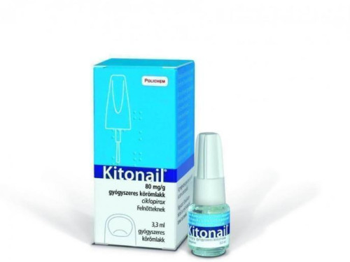 Kitonail 80mg/g gyógyszeres körömlakk, 3,3 ml