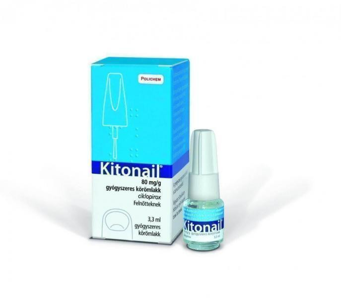 Kitonail 80mg/g gyógyszeres körömlakk, 3,3 ml