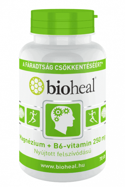 Magnézium + B6-vitamin 250 mg szerves nyújtott felszívódású, 70 db
