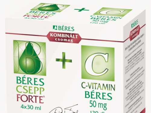 Béres Csepp Forte belsőleges oldatos cseppek + C-vitamin Béres 50 mg tabletta