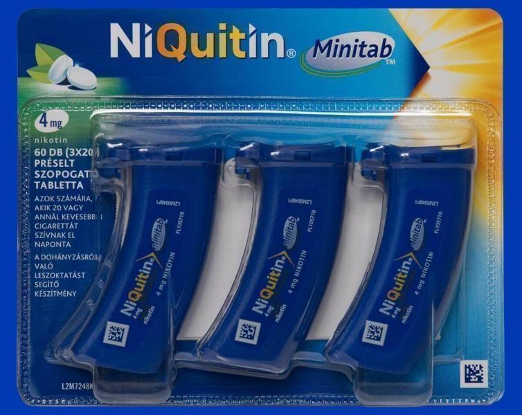 Niquitin Minitab 4mg szopogatótabletta 60 db