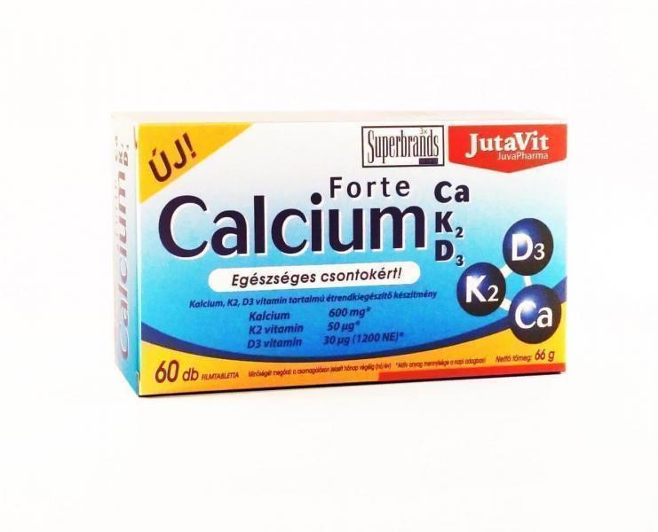 JutaVit Calcium Forte CA/K2/D3 60db