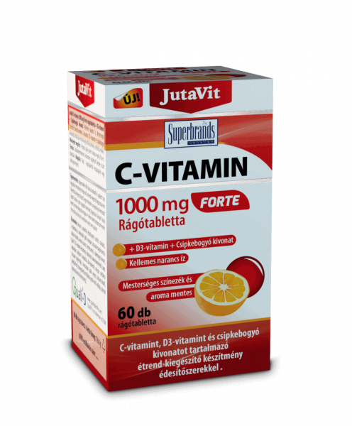 JutaVit C-vitamin 1000mg Forte rágótabletta 60db              