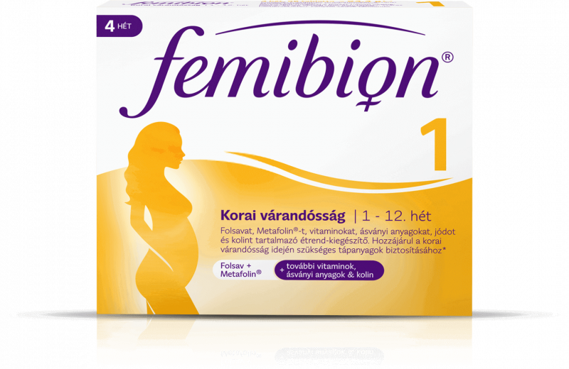 Femibion 1 Korai várandósság étrend-kiegészítő 28 db tabletta