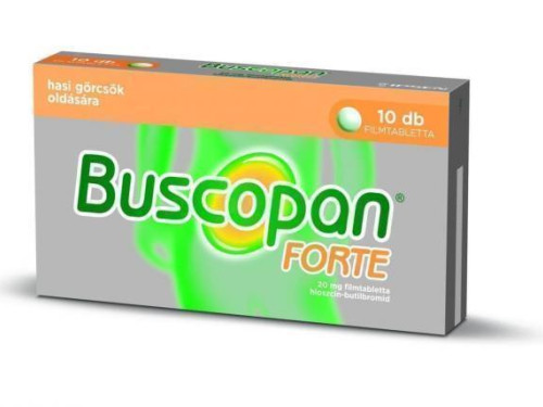Buscopan Forte 20 mg filmtabletta, 10 db