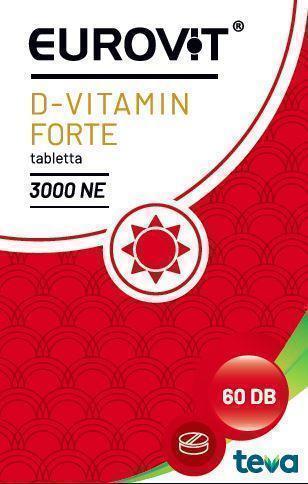 Eurovit D-vitamin Forte 3000 NE 60x