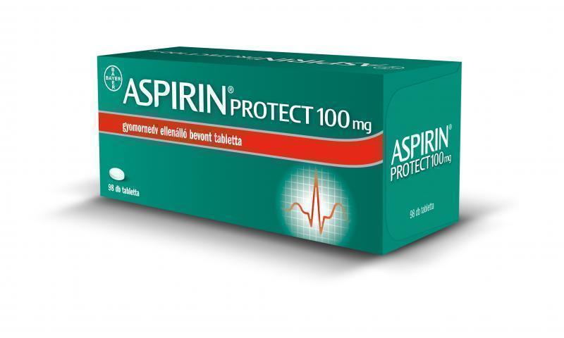 Aspirin® Protect 100 mg gyomornedv-ellenálló bevont tabletta, 98 db