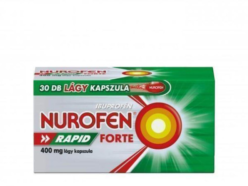 Nurofen Rapid Forte 400 mg lágy kapszula 30db