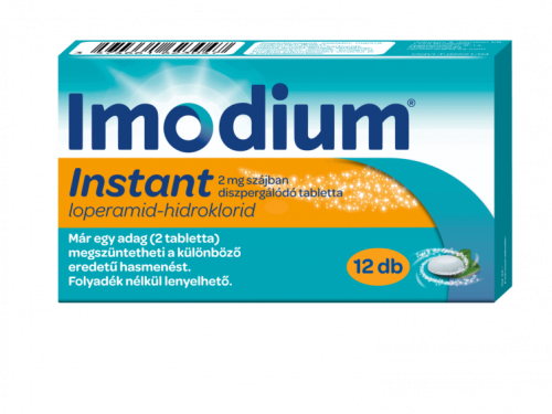 Imodium® Instant 2 mg szájban diszpergálódó tabletta 12 db