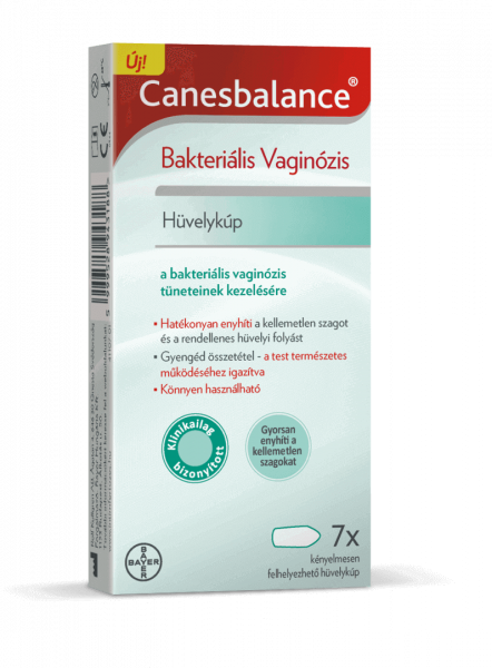 Canesbalance bakteriális vaginózis hüvelykúp