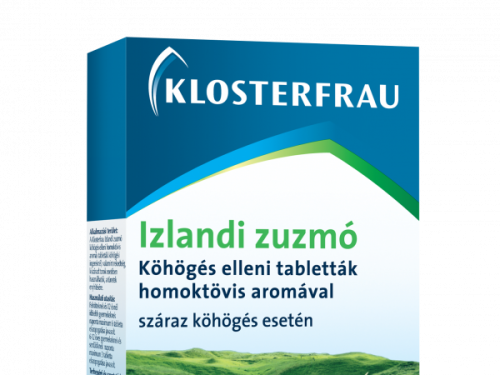 Izlandi zuzmó köhögés elleni tabletta homoktövis aromával, 24x