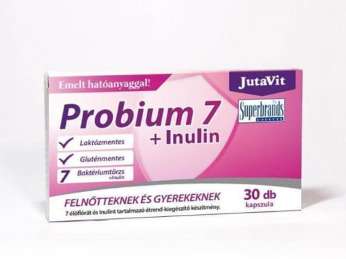 JUTAVIT PROBIUM 7+INULIN KAPSZULA 30DB