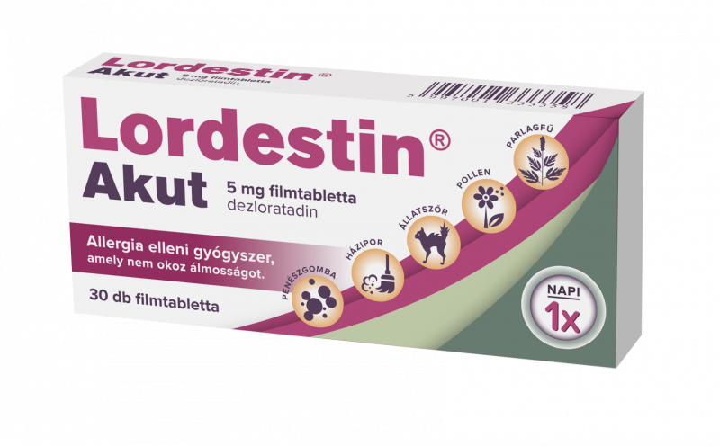Lordestin® Akut 5 mg filmtabletta