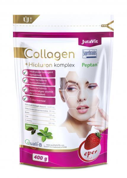 JutaVit Collagen+Hialuron komplex 400g EPER ízű italpor