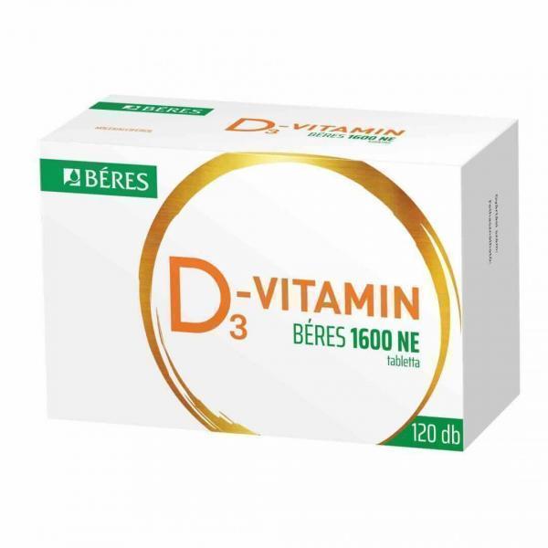 D3-vitamin Béres 1600 NE tabletta 120 db