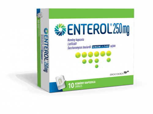 Enterol 250mg kemény kapszula 10x