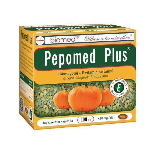 Biomed Pepomed Plus tökmagolaj kapszula 100 db