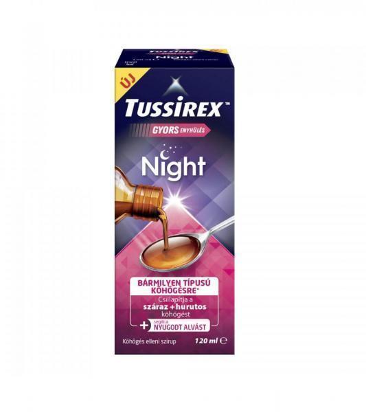 Tussirex Night köhögés elleni szirup 120ml