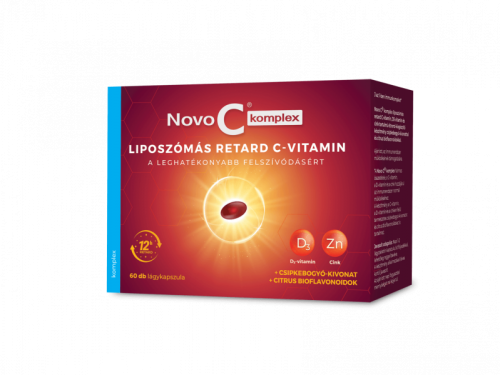 Novo C® komplex - Liposzómás Retard C-vitamin, D3-vitamin és cink 60x