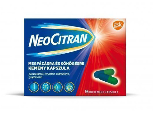 Neo Citran megfázásra és köhögésre kemény kapszula, 16x