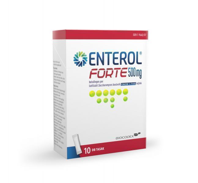 ENTEROL FORTE 500 MG BELSŐLEGES POR 10x