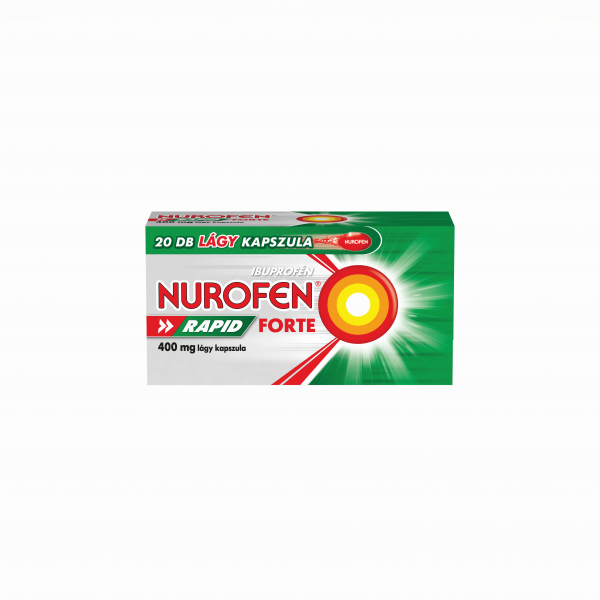 Nurofen Rapid Forte 400 mg lágy kapszula 20db