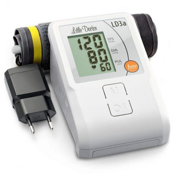 Little Doctor LD3A automata, felkaros vérnyomásmérő hálózati adapterrel, 1 db
