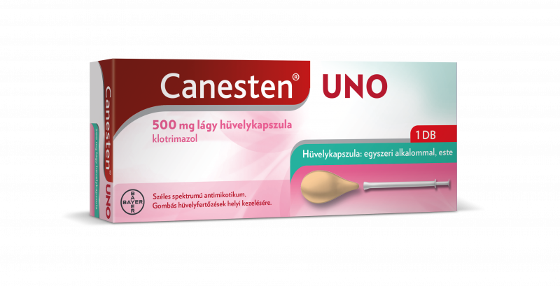 Canesten Uno 500 mg lágy hüvelykapszula, 1 db