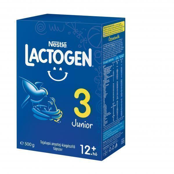 Lactogen 3 Junior tejalapú anyatej-kiegészítő tápszer 12.hó+ 500g